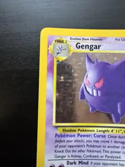 Gengar 5/62 Holo Rare Fossil Pokemon Card HP - Image 2