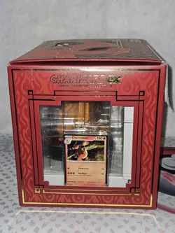 Charizard ex Super Premium Collection Display Figure W/Promo Cards - Image 3