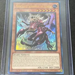 Merciless Scorpion Of Serket Yu-Gi-Oh Card MZTM-EN002 1st Edition - Image 1