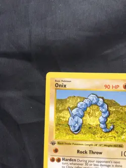 Pokemon Cards: Base Set 1st Edition Common: Onix 56/102 - Image 2