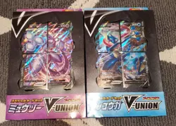 Pokemon Card Game Mewtwo & Greninja V-Union SwSh Japanese Collection Boxes - Image 1