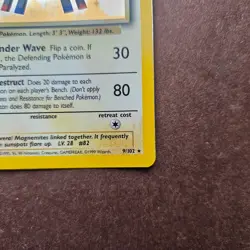 Magneton 9/102 Pokemon Base Set Holo Rare Card - MP - Image 5