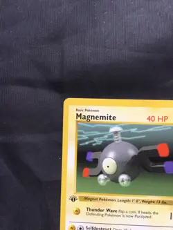 Pokemon Cards: Base Set 1st Edition Common: Magnemite 53/102 - Image 2