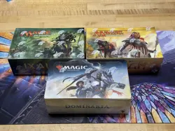 MTG 2017 Booster Box Collection: Ixalan, Rivals Of Ixalan, Dominaria. - Image 1