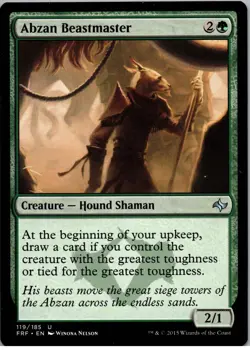Abzan Beastmaster - U - Fate Reforged - 119 - NM - Regular - Image 1