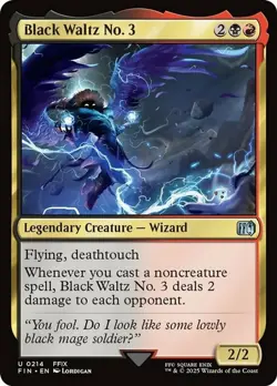 Black Waltz No. 3 - Final Fantasy #0214 MTG Magic The Gathering - Image 1