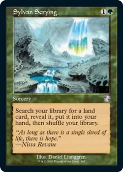 Sylvan Scrying - Time Spiral: Remastered #367 MTG Magic The Gathering - Image 1
