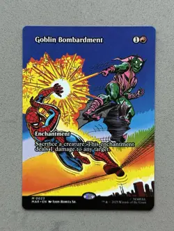 Goblin Bombardment #23 Borderless Regular Mythic MTG Marvel Spider-Man - Image 3