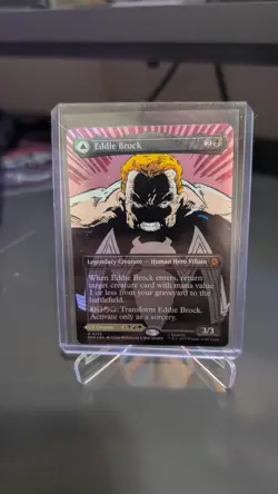 Magic The Gathering Marvel’s Spider Man Eddie Brock (0233) Borderless Foil - Image 1