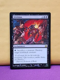 1x Attrition, LP (see photos), Commander 2011 (C11), Magic: the Gathering, MtG - Image 1