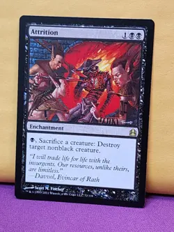 1x Attrition, LP (see photos), Commander 2011 (C11), Magic: the Gathering, MtG - Image 2