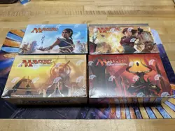 MTG Booster Box Mayhem! Kaladesh-AER-Amonkhet-HOU 4 Box Set! Sealed Classics! - Image 1