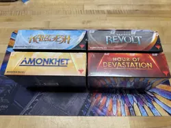 MTG Booster Box Mayhem! Kaladesh-AER-Amonkhet-HOU 4 Box Set! Sealed Classics! - Image 2