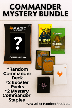 Magic The Gathering Commander Mystery Box - Random Commander Deck + 2 Packs - Image 1