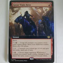 Great Train Heist - Extended Art NM - Outlaws of Thunder Junction OTJ - MTG - Image 1