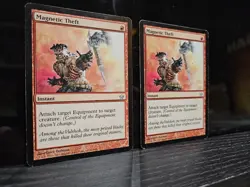 MTG Magnetic Theft x2 - Fifth Dawn - Heavily Played - Image 1