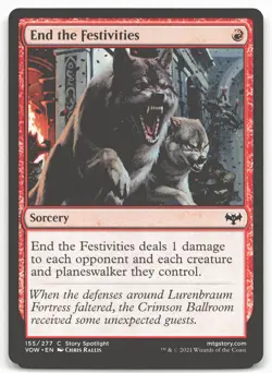 MTG End the Festivities C Innistrad: Crimson Vow 155 LP - Image 1