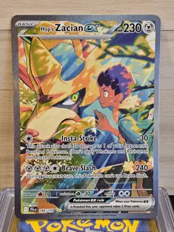 Pokemon Hop's Zacian EX 186/159 Journey Together Near Mint Illustration SR 2025 - Image 1
