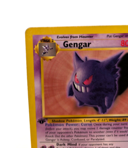 Pokemon TCG - Fossil - 1st Edition - Gengar 20/62 - Non-Holo - HP / HEAVY PLAY - Image 5