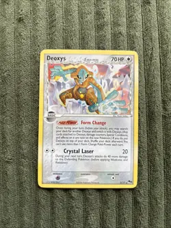 Pokemon TCG Deoxys Delta Species 2/17 Pop Series 4 Holo Rare LP-MP Condition - Image 1