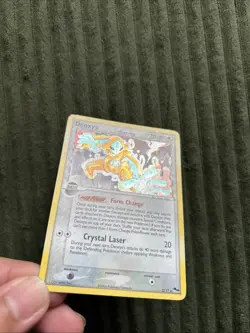 Pokemon TCG Deoxys Delta Species 2/17 Pop Series 4 Holo Rare LP-MP Condition - Image 3