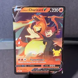 Pokemon TCG Lance's Charizard V SWSH133 Sword & Shield Black Star Promo NM - Image 1