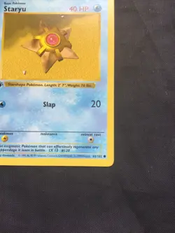 Pokemon Cards: Base Set 1st Edition Common: Staryu 65/102 - Image 4