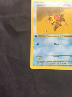 Pokemon Cards: Base Set 1st Edition Common: Staryu 65/102 - Image 5
