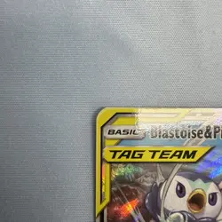 Pokemon TCG Blastoise Piplup GX Holo Card 38/236 Sm-Cosmic Eclipse Tag Team - Image 2