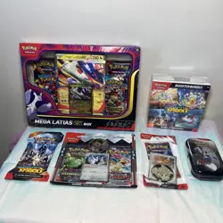 Pokemon TCG Lot of 6 Items as Pictured from Scarlet & Violet and Mega Evolution. - Image 1