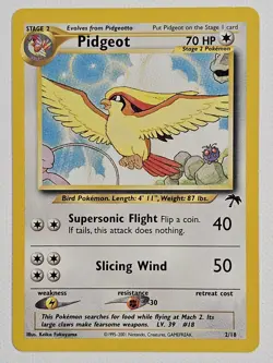 Pidgeot 2/18 Southern Islands Promo Regular Pokemon TCG - Image 1