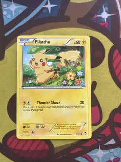 Pokemon Pikachu 27/111 - XY Furious Fists - Non Holo - Excellent - Image 1