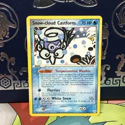 Pokemon - Snow-Cloud Castform - Hidden Legends 25/101 - Rare - Near Mint NM - Image 1