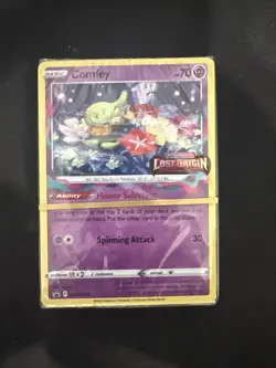 Comfey SWSH242 Stamped Pre Release Promo Holo Lost Origin Pokemon TCG Near Mint - Image 1