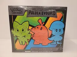 Nintendo Pokemon TCG Scarlet & Violet Paldea Evolved Elite Trainer Box- 11 Packs 820650853678 - Image 1
