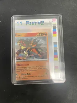 Pokemon Trick Or Trade Entei NFC Miscut Error Holo - Image 1