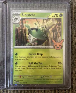Sinistcha 022/167 Cosmos Holo Rare x4- Pokemon TCG Halloween Trick Or Trade 2024 - Image 4