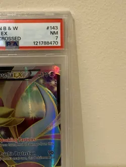 Cresselia EX 143/149 PSA 7 Boundaries Crossed Full Art Ultra Rare Holo Pokemon - Image 3