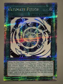 YUGIOH ULTIMATE FUSION (SPELL) ASIA ENGLISH EDITION ES01-AE066 25TH FOIL QCSR - Image 1