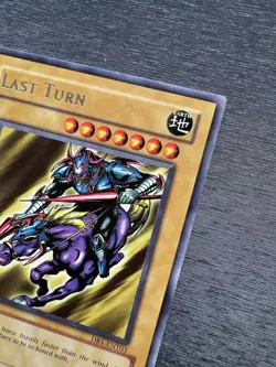 YuGiOh! Gaia The Fierce Knight / Last Turn DB1 - Error Misprint Wrong Name LP - Image 4