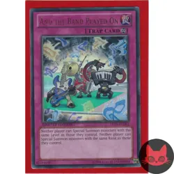 Yugioh And the Band Played On PRIO-ENDE2 Ultra Rare LP - Image 1