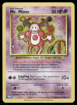 Mr. Mime 013/034 Classic Collection holo Near Mint Pokemon Trading Card Game Cla - Image 1