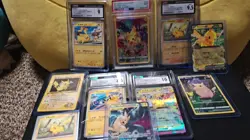 Pikachu Graded Lot Bundle w/more singles. Pikachu fans card collector 🫣PSA CGC - Image 2