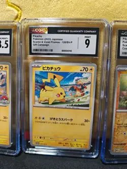Pikachu Graded Lot Bundle w/more singles. Pikachu fans card collector 🫣PSA CGC - Image 4