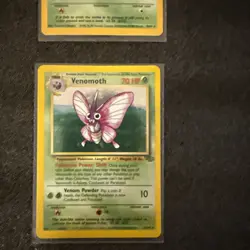 Lot of 4 Pokemon Jungle Cards /64 (Eletrode, Pinsir, Vaporeon, Venomoth) - Image 5