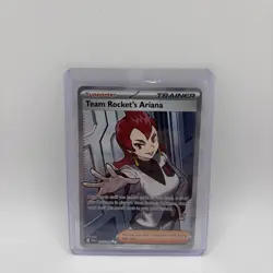 Pokemon TCG Destined Rivals Team Rockets Ariana Card 224/182 Full Art Trainer - Image 1