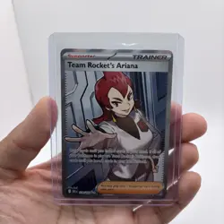 Pokemon TCG Destined Rivals Team Rockets Ariana Card 224/182 Full Art Trainer - Image 4