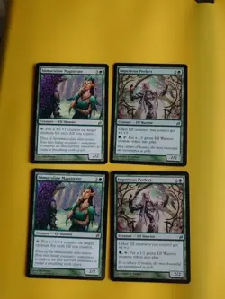 Immaculate Magistrate x2 & Imperious PErfect x2 Elf Warrior MTG 4 Card Lorwyn. - Image 1