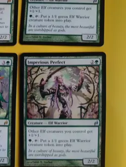 Immaculate Magistrate x2 & Imperious PErfect x2 Elf Warrior MTG 4 Card Lorwyn. - Image 2