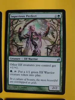 Immaculate Magistrate x2 & Imperious PErfect x2 Elf Warrior MTG 4 Card Lorwyn. - Image 4
